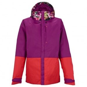 Burton Woman's Retro Snowboard‎ DRYRIDE Jacket Purple Orange